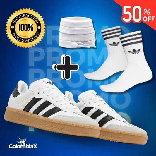 [KIT EXCLUSIVO] Samba 2 Femenino + Medias y Cordones